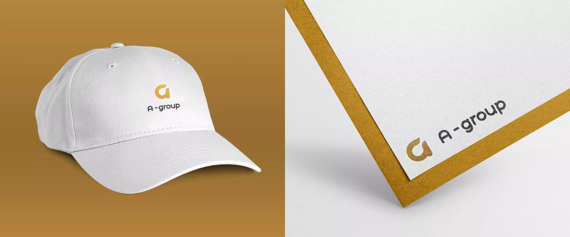 Разработка логотипа для компании «А-ГРУПП» в Курске