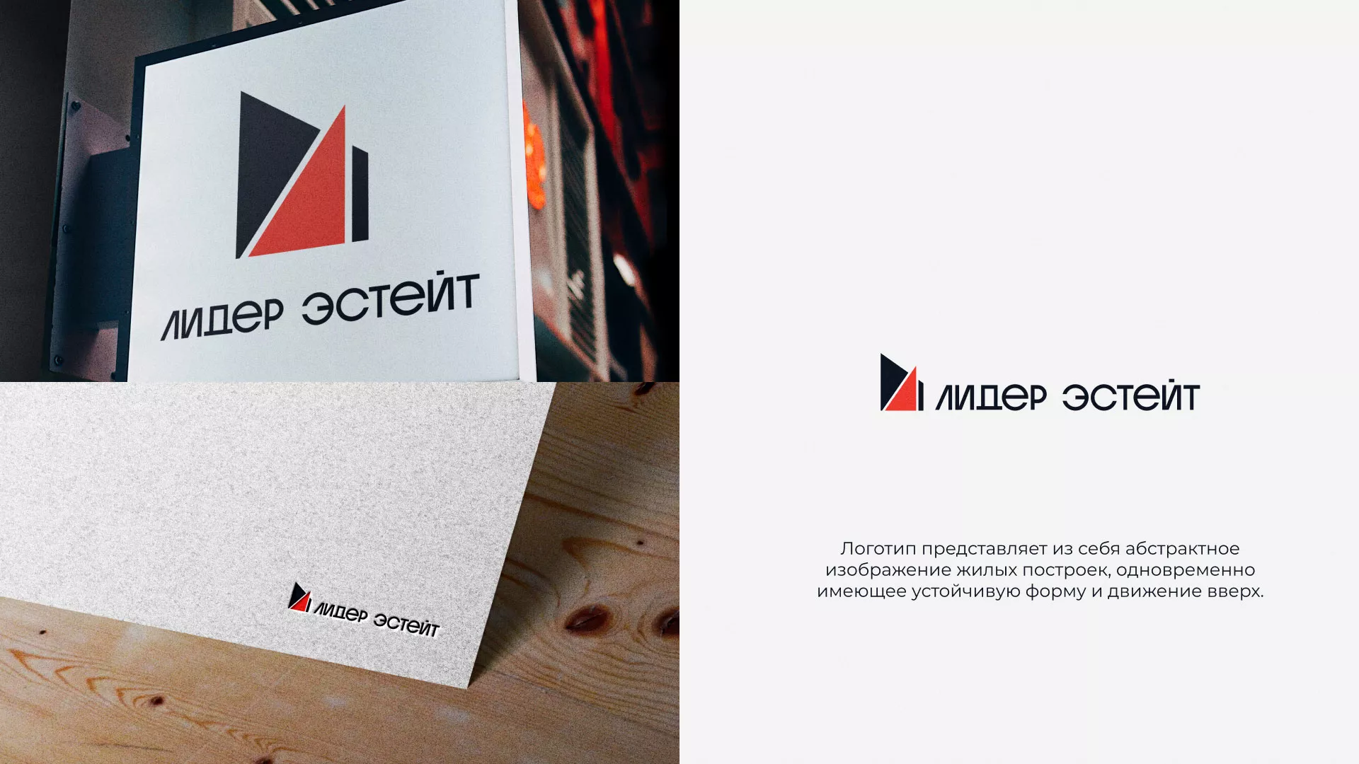 Сделали логотип для агентства недвижимости «Лидер Эстейт» в Курске